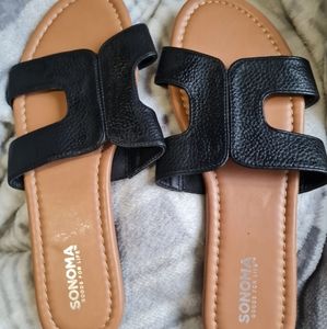 Women's Black Sonoma Slide Sandals